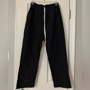 Women’s Amazon Tapered Leg Linen Pants Black